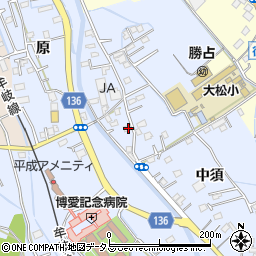 徳島県徳島市勝占町中須28周辺の地図