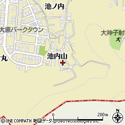 徳島県徳島市大原町池内山11周辺の地図