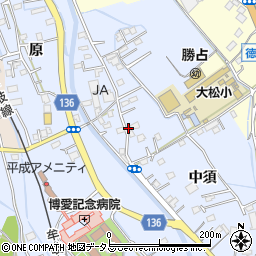 徳島県徳島市勝占町中須168周辺の地図
