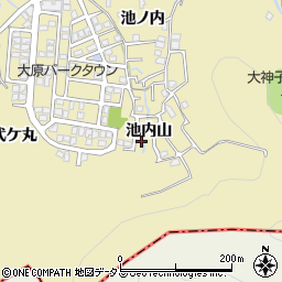 徳島県徳島市大原町池内山6-26周辺の地図