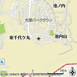 徳島県徳島市大原町池内山7-14周辺の地図