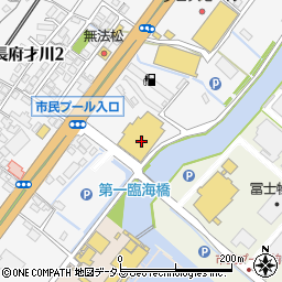 スーパーセンタートライアル長府店周辺の地図