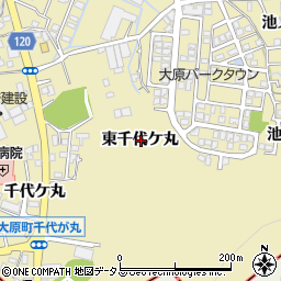 徳島県徳島市大原町東千代ケ丸周辺の地図