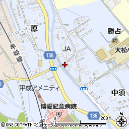 徳島県徳島市勝占町中須26-1周辺の地図
