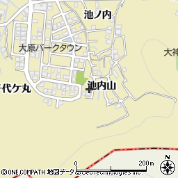 徳島県徳島市大原町池内山6-20周辺の地図