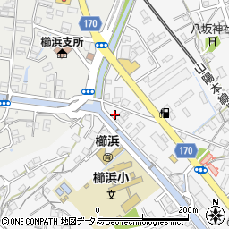 山口県周南市栗屋344-6周辺の地図