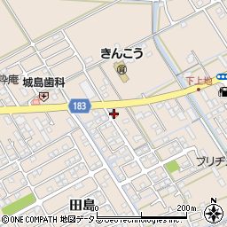 セブンイレブン防府中関店周辺の地図