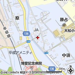 徳島県徳島市勝占町中須26周辺の地図