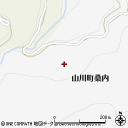 徳島県吉野川市山川町桑内184周辺の地図