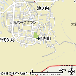 徳島県徳島市大原町池内山6-18周辺の地図