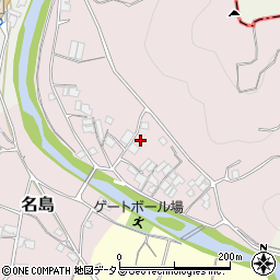 和歌山県有田郡広川町名島周辺の地図