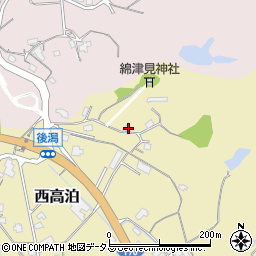 山口県山陽小野田市西高泊3454-1周辺の地図