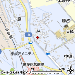 徳島県徳島市勝占町中須12周辺の地図