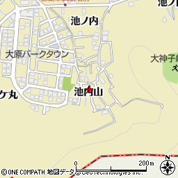徳島県徳島市大原町池内山11-19周辺の地図
