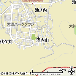 徳島県徳島市大原町池内山6-16周辺の地図