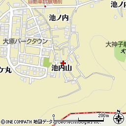 徳島県徳島市大原町池内山11-11周辺の地図