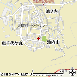 徳島県徳島市大原町池内山7-9周辺の地図