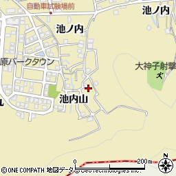 徳島県徳島市大原町池内山25-4周辺の地図
