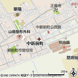 山口県防府市田島中新前町1004-6周辺の地図