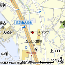 ローソン徳島大松町店周辺の地図