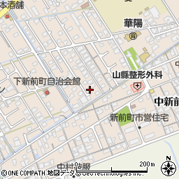 山口県防府市田島下新前町694周辺の地図