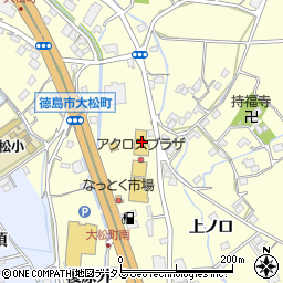 ダイソーアクロスプラザ徳島大松店周辺の地図