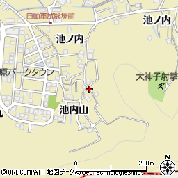 徳島県徳島市大原町池内山25-2周辺の地図