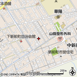 山口県防府市田島下新前町694-6周辺の地図