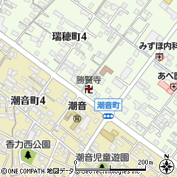 勝賢寺周辺の地図