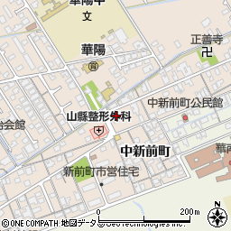 山口県防府市田島中新前町946-1周辺の地図