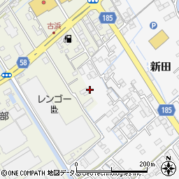 山口県防府市新田1661-4周辺の地図