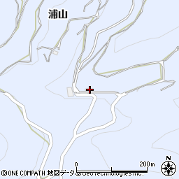 徳島県美馬郡つるぎ町貞光浦山338周辺の地図