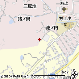 徳島県徳島市北山町萩田周辺の地図