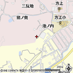 徳島県徳島市北山町（萩田）周辺の地図