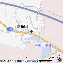 山口県山陽小野田市津布田130周辺の地図