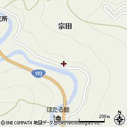 徳島県吉野川市美郷宗田239周辺の地図
