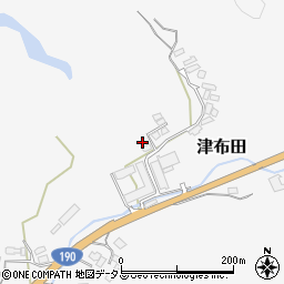 山口県山陽小野田市津布田1251周辺の地図