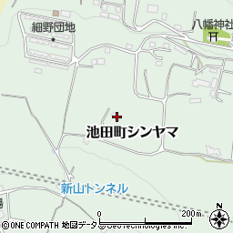 徳島県三好市池田町シンヤマ3677周辺の地図