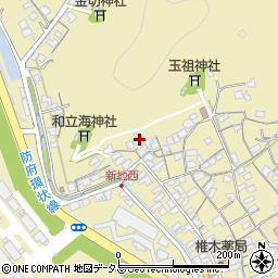 山口県防府市西浦2014周辺の地図