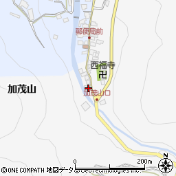 徳島県三好郡東みよし町西庄池上107周辺の地図