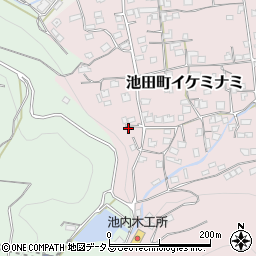 徳島県三好市池田町イケミナミ2080周辺の地図