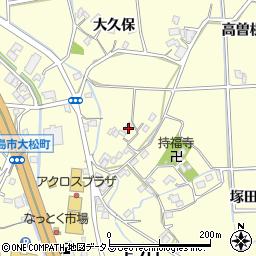 徳島県徳島市大松町大久保109周辺の地図