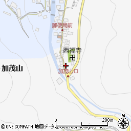 徳島県三好郡東みよし町西庄池上106周辺の地図