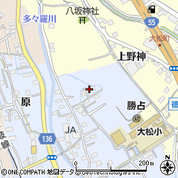 徳島県徳島市勝占町中須140周辺の地図