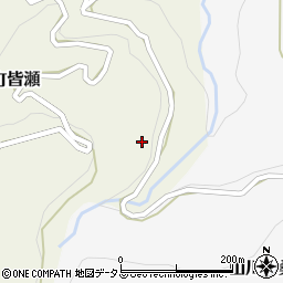 徳島県吉野川市山川町皆瀬77周辺の地図