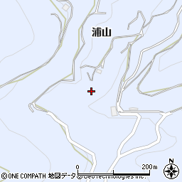 徳島県美馬郡つるぎ町貞光浦山229周辺の地図