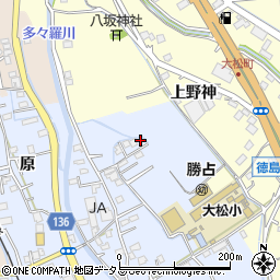 徳島県徳島市勝占町中須150周辺の地図