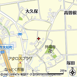 徳島県徳島市大松町大久保85周辺の地図