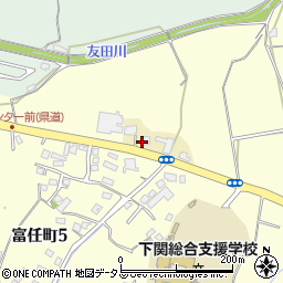 下関球場周辺の地図
