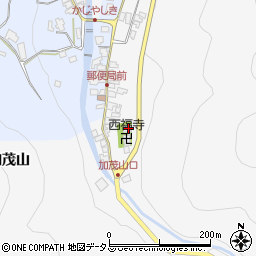 徳島県三好郡東みよし町西庄池上112周辺の地図